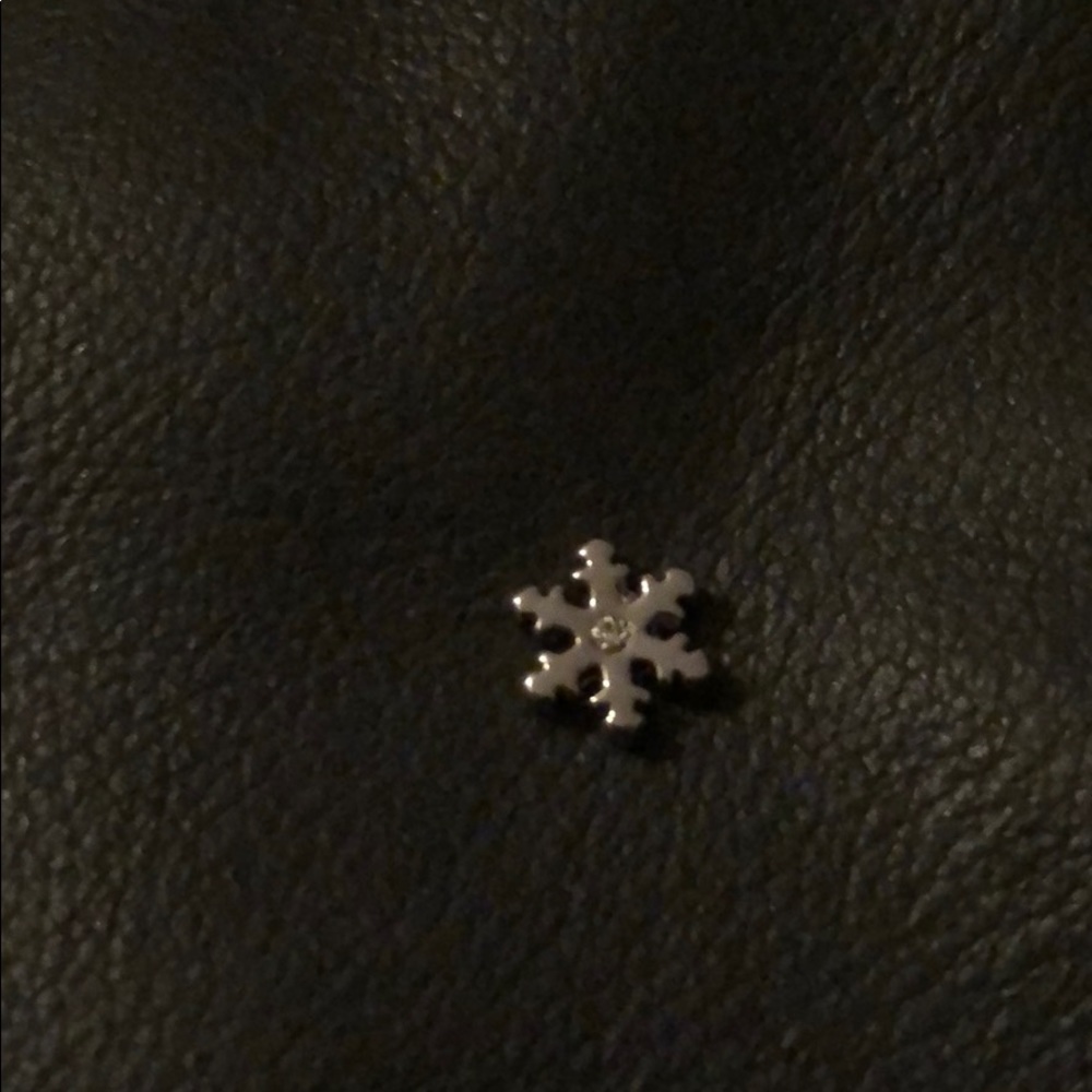 Origami owl snowflake charm